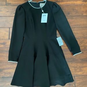 Gal Meets Glam Celeste Dress with Pearl Trim
